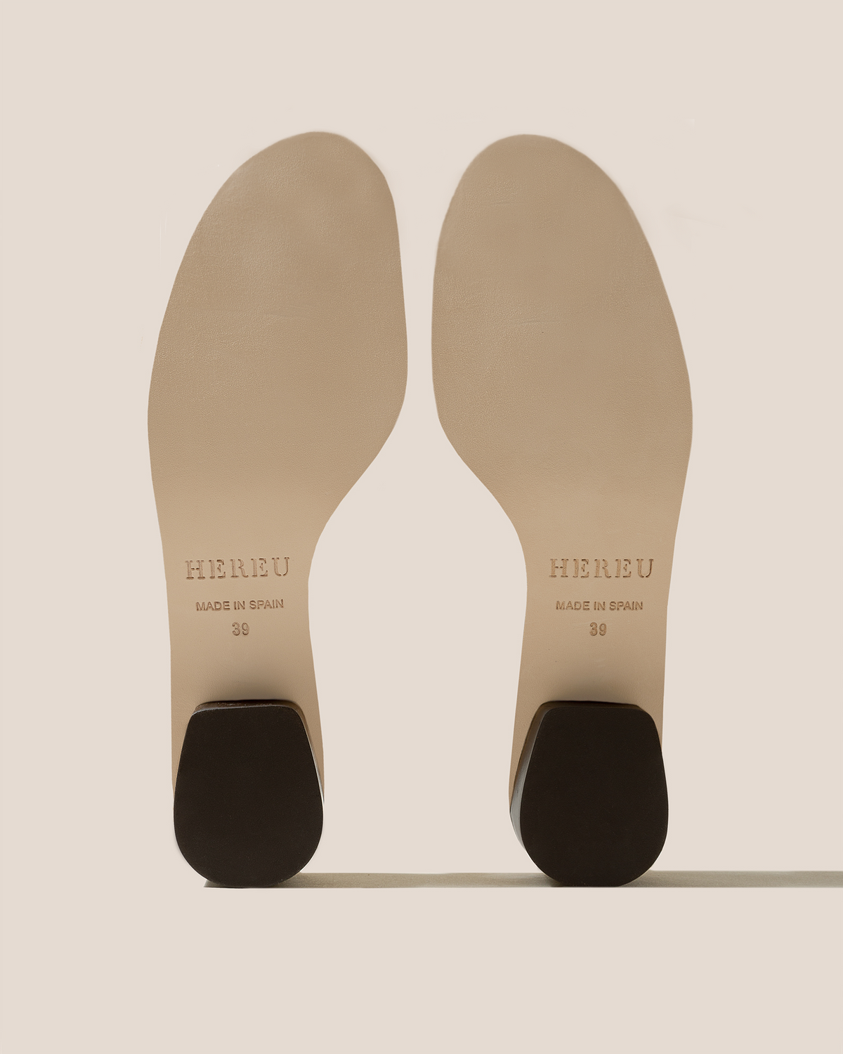 GABIA - Heeled Woven T-bar Sandal