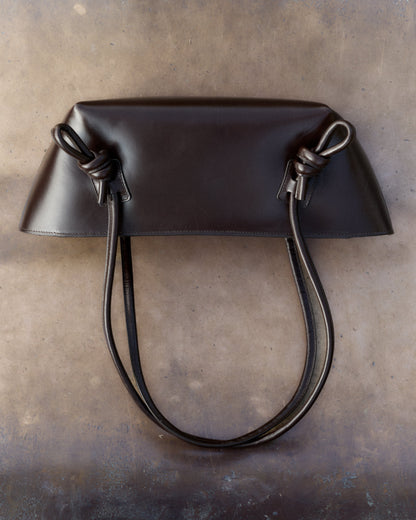 FLECA - Knotted-handle Shoulder Bag