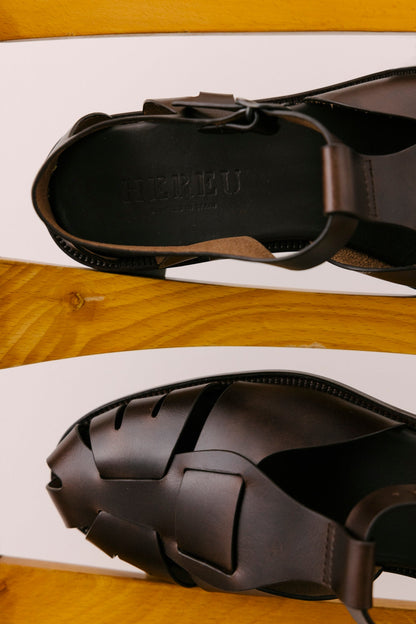 PESCA VEG TAN - Men's Fisherman Sandal