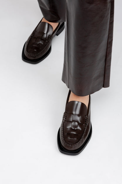 NOMBELA - FOR ALL - Interwoven Detail Slip-On Loafer