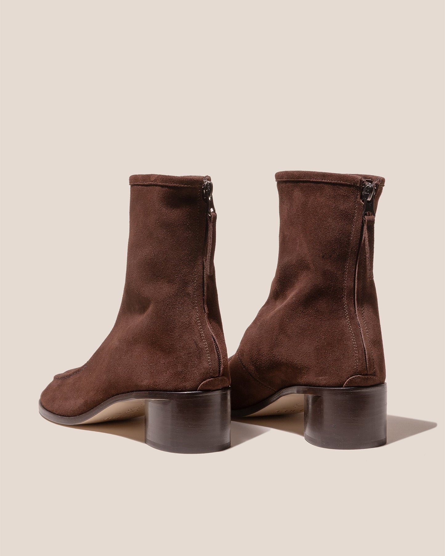 JULIOL BOOT CALF SUEDE HEELED - Soft Low-Calf Boot