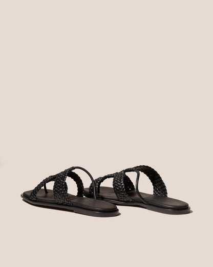 LINA WOVEN - Strappy Toe-Post Sandal