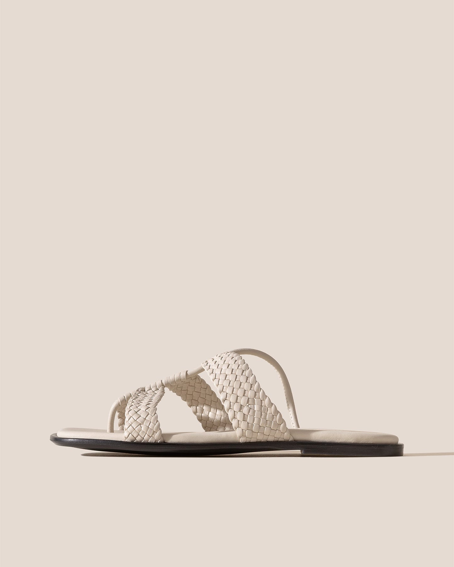 LINA WOVEN - Strappy Toe-Post Sandal