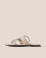LINA WOVEN - Strappy Toe-Post Sandal