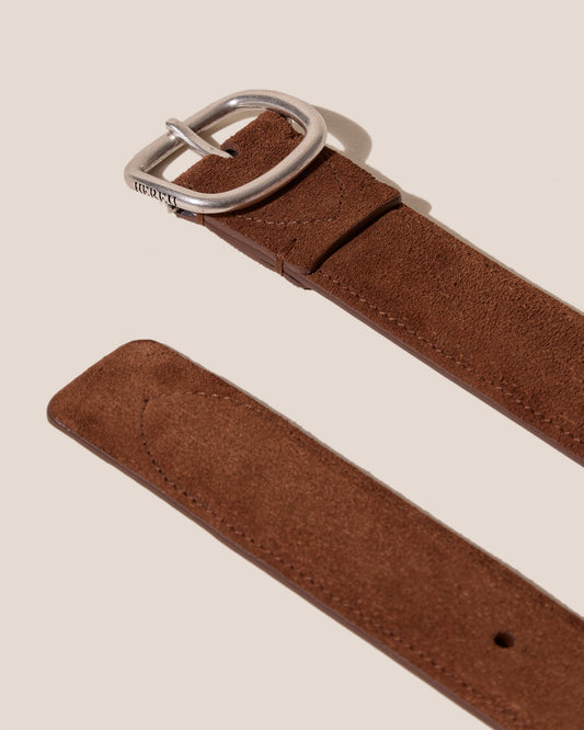 LLIS SUEDE - Stitched Detail Belt