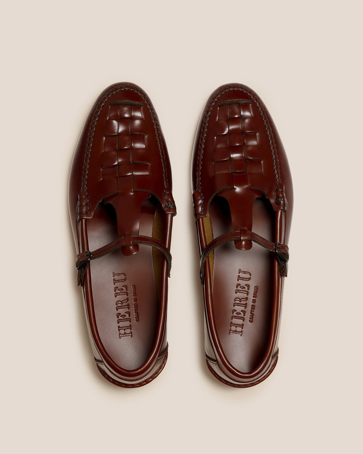 MAQUEDA - Men's Interwoven T-Bar Loafer