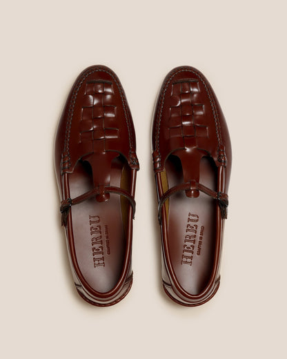 MAQUEDA - Interwoven T-Bar Loafer