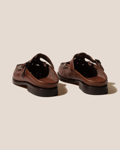 FERRIOL MULE - Men's Woven T-bar Mule Loafer
