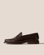 NOMBELA WAXED - Men's Interwoven Detail Slip-On Loafer