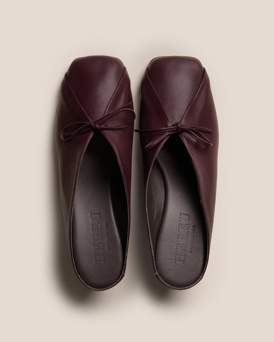 RESSO - Bow-Detail Wedged Mule