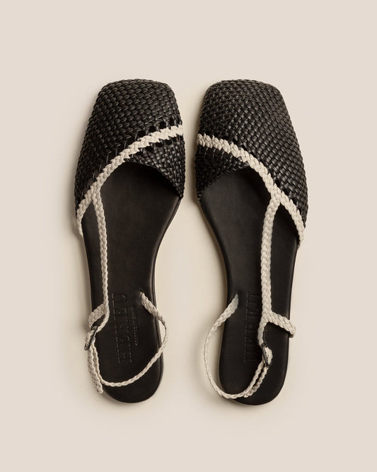 RONDAIA - Woven Asymmetrical Sandal