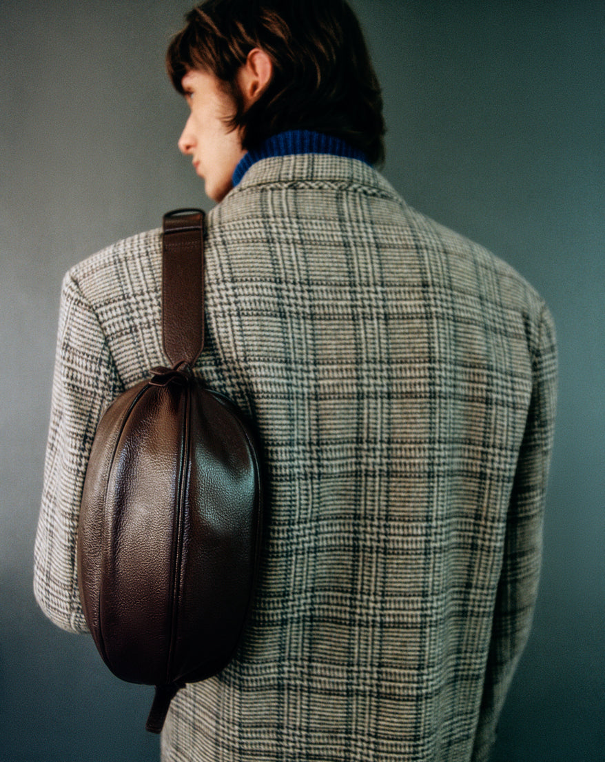 BOYA L DISTRESSED - Ball-Shaped Crossbody Bag