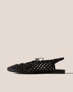 SARDANA - Lace-up Woven Slingback Sandal