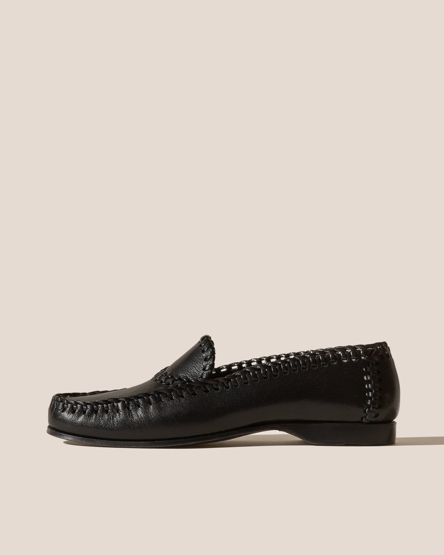 SASTRE SUPPLE SHINY - Men's Braided Seams Slip-On Loafer