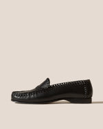 SASTRE SUPPLE SHINY - Men's Braided Seams Slip-On Loafer