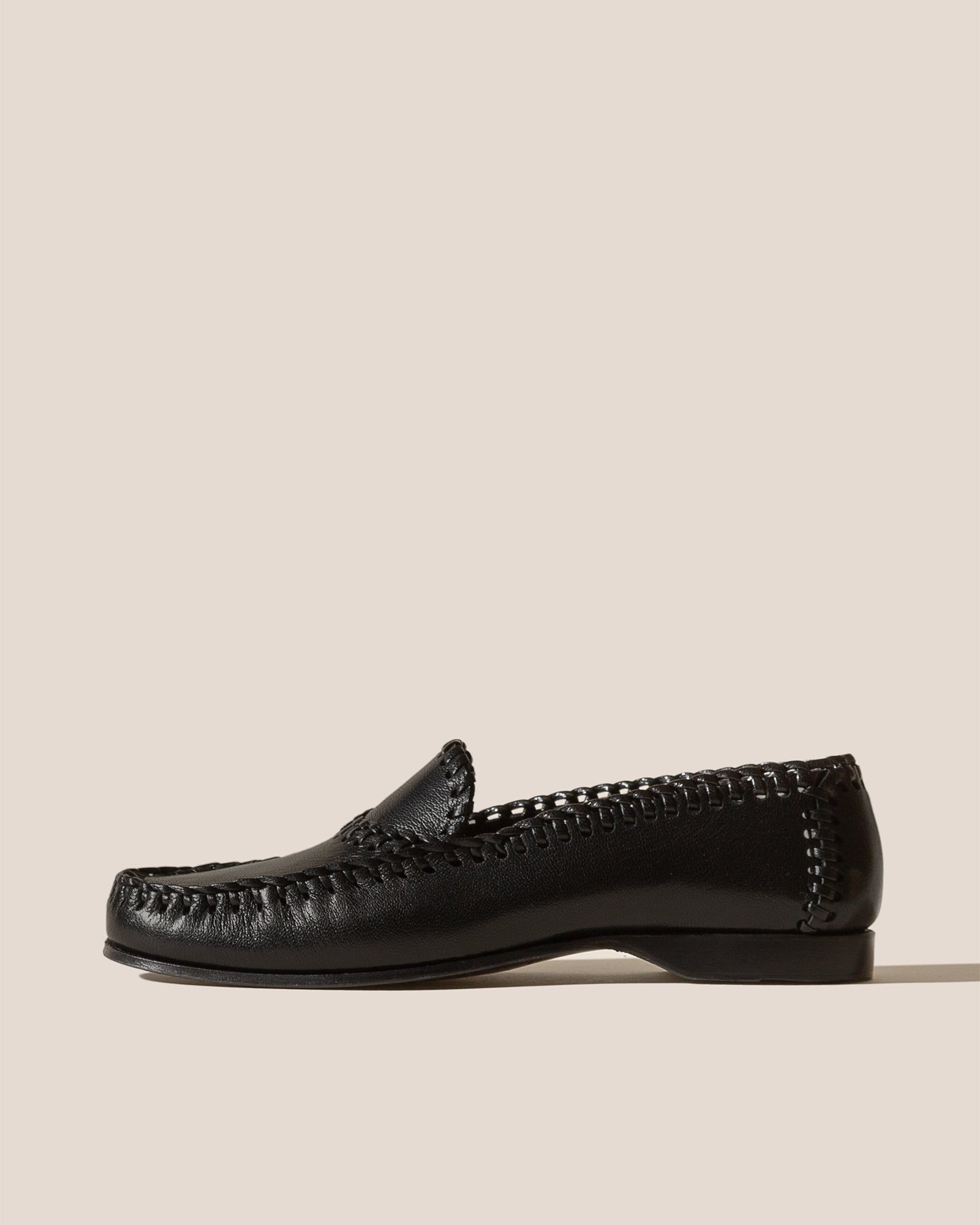 SASTRE SUPPLE SHINY - Men's Braided Seams Slip-On Loafer