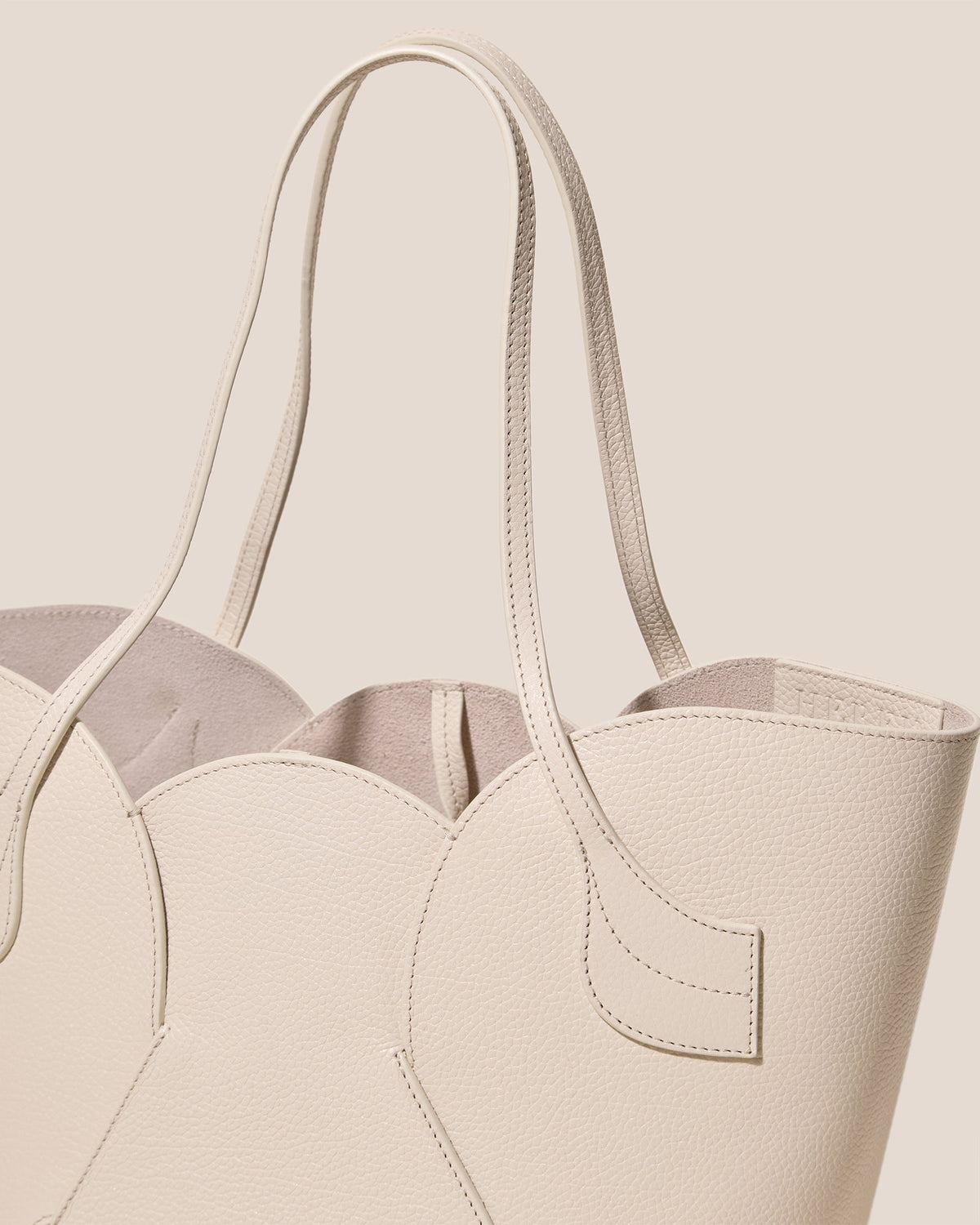 SEPAL S GRAINY - Tulip Shape Zipped Tote Bag