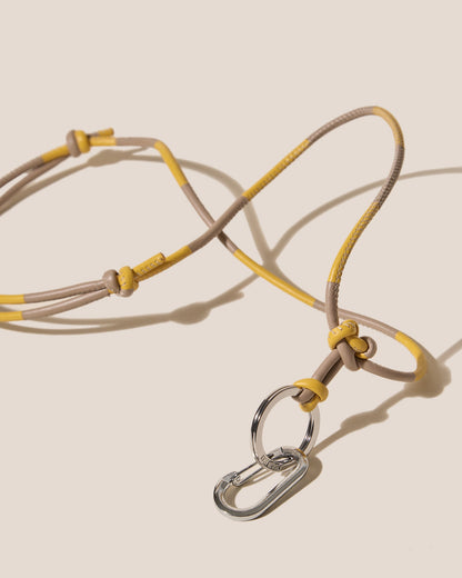 LLUM KEYCHAIN - Hand-Knotted Patchwork Keychain