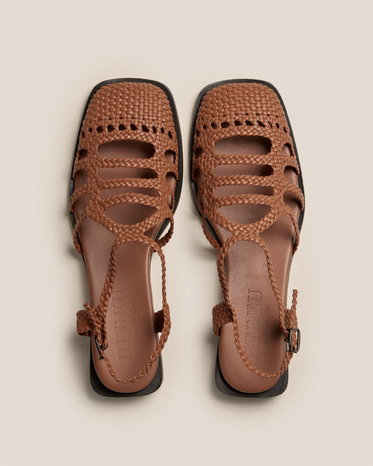 BARANA - Woven Slingback Mule
