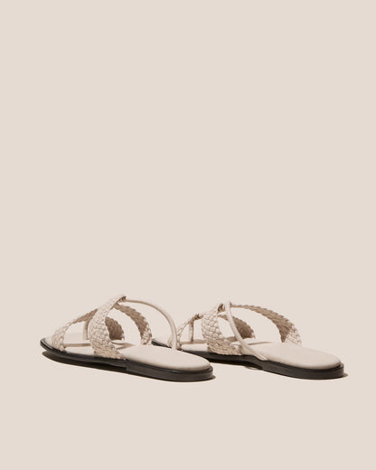 LINA WOVEN - Strappy Toe-Post Sandal