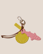 LAMAR KEYCHAIN - Embossed Leather Keychain
