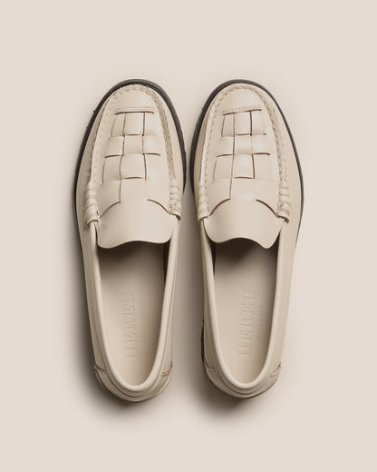 NOMBELA R SPORT - Tread Sole Interwoven Detail Slip-On Loafer