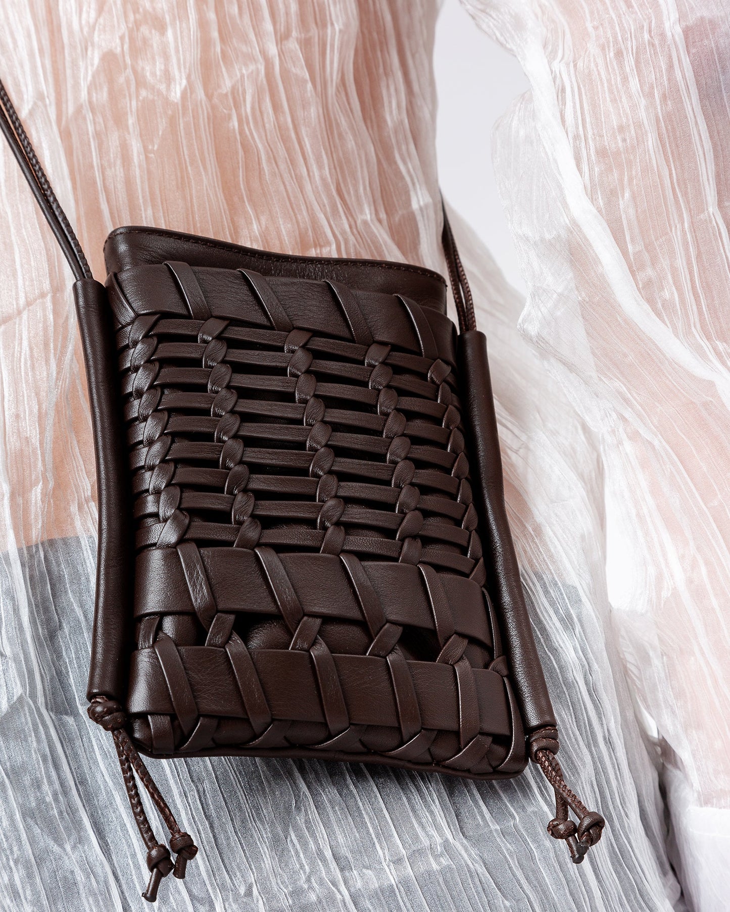 TRENA - Flat Square Crossbody Bag