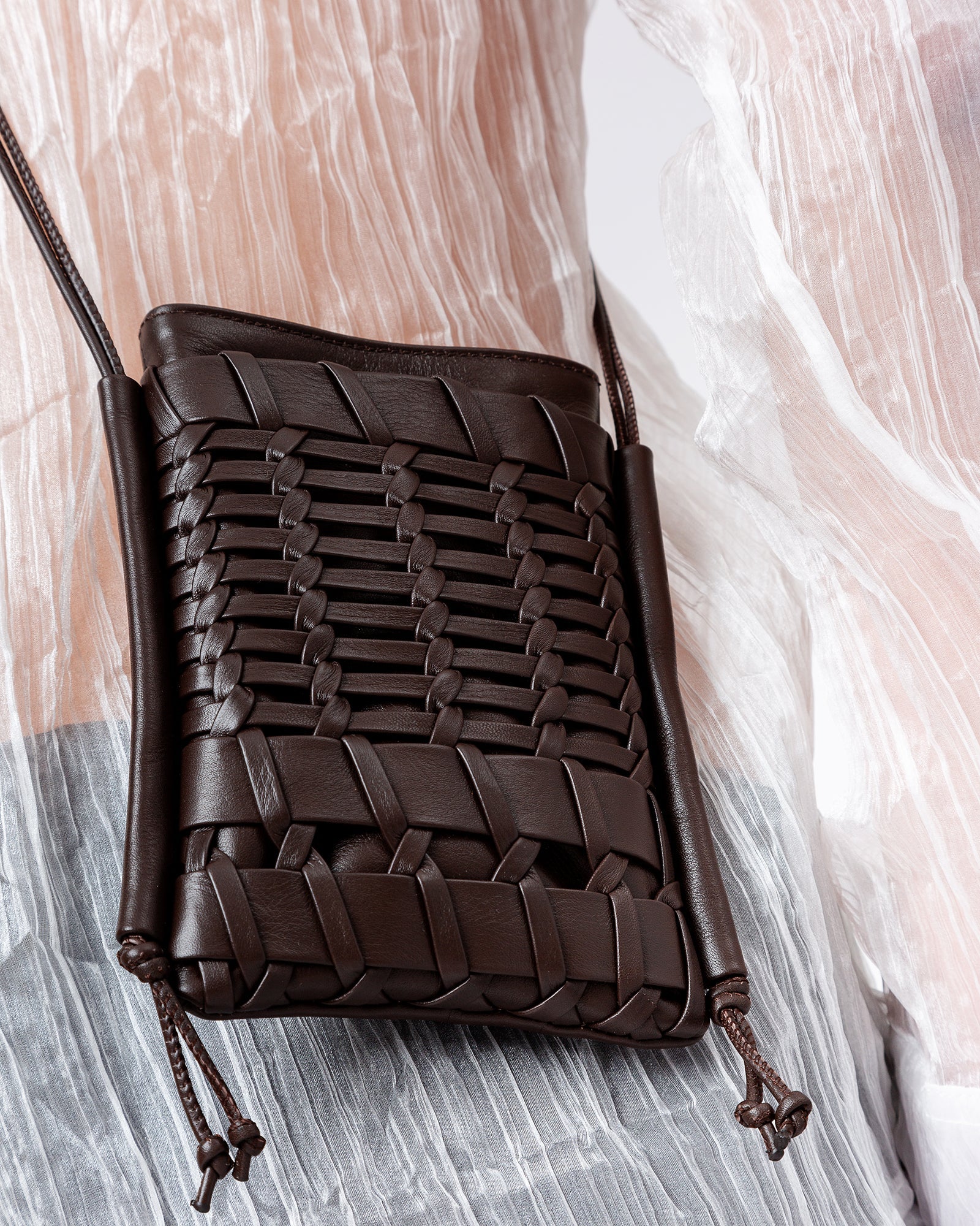 TRENA - Flat Square Crossbody Bag