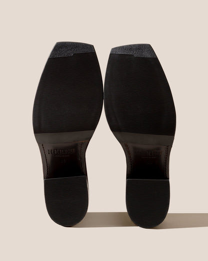 AGULLA - Square-Toe Braided Detail Chelsea Boot