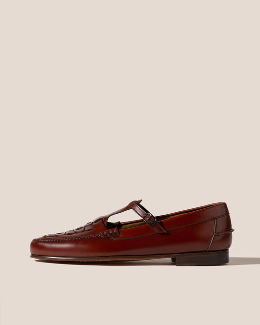 MAQUEDA - Men's Interwoven T-Bar Loafer