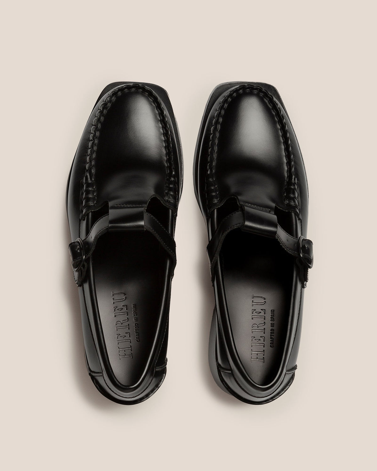 ALBER HEELED - T-Bar Loafer